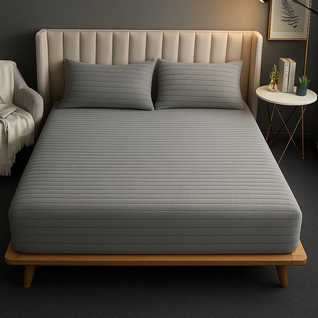 Çarçaf plishi me llastik dhe dy këllëf jastëku